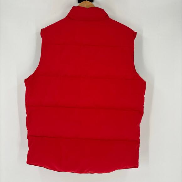 Canada Goose Vest Size 3XL Men’s Red Duck Down Insulation Quilted - Picture 2 of 14